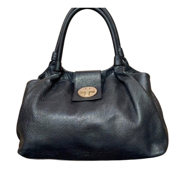 kate spade Handbags - Kate Spade Stevie Black‎ Leather Gathered Shoulder Bag Tote Purse EUC